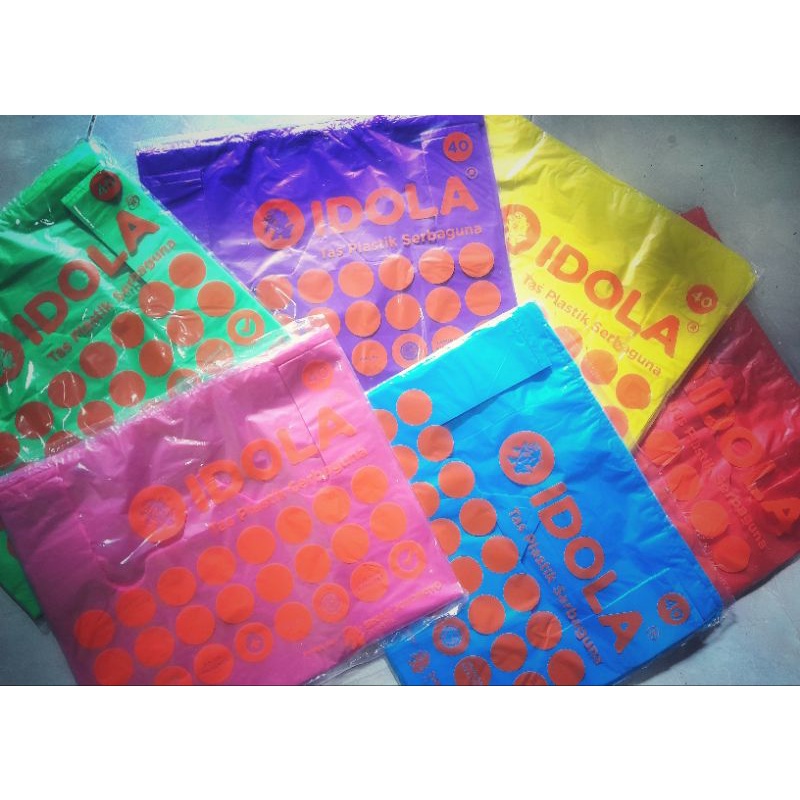 TERMURAH DAN KUAT Kantong Kresek Plastik Jumbo Merk IDOLA 40x65