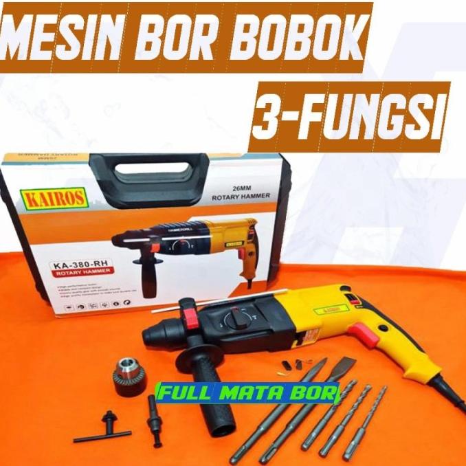 MESIN BOR HAMMER MAESIN BOBOK BETON TEMBOK KAIROS KA-380-RH