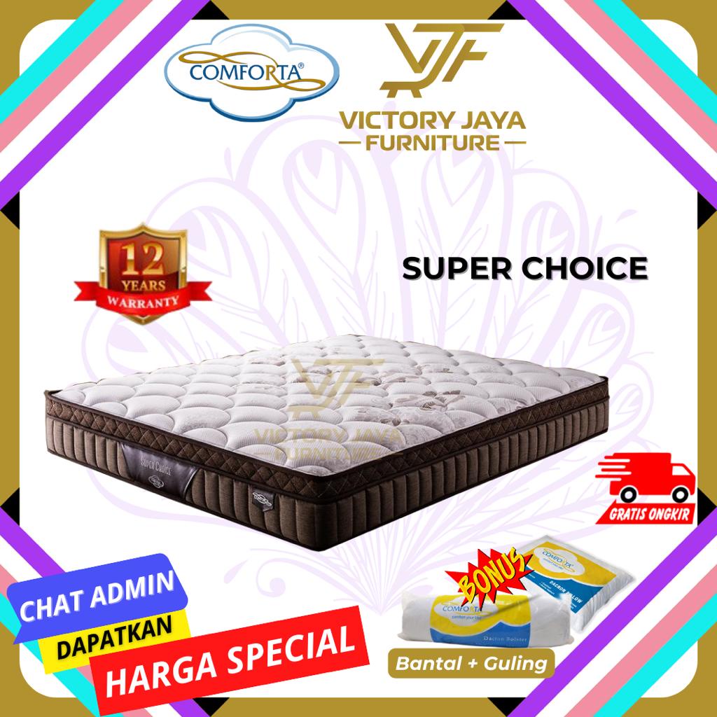 Kasur Spring Bed Comforta New Super Choice (Hanya Kasur)