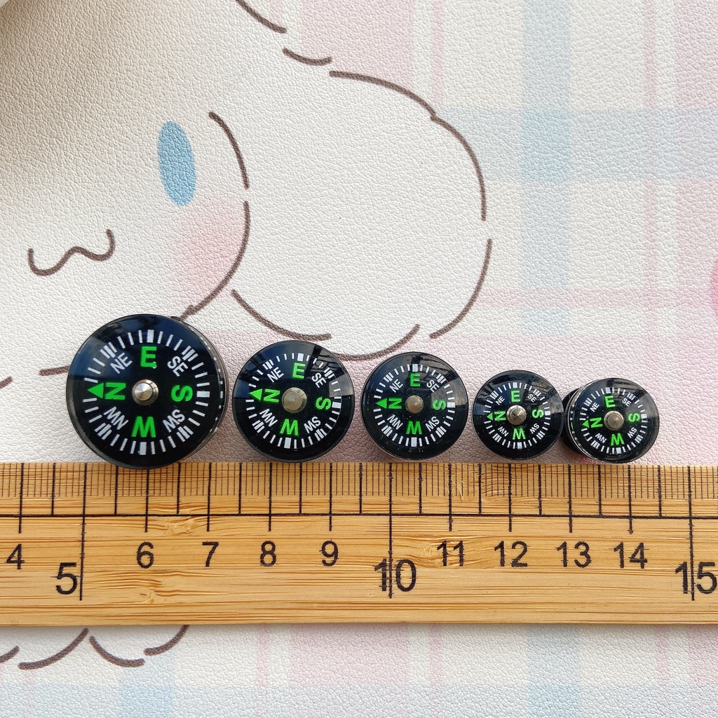 @shinydiy 1 pcs Aksesoris Kompas Buckle Button Untuk Dekorasi Sepatu Sandal Charms 【asesoris wanita】【crocs jibbitz】