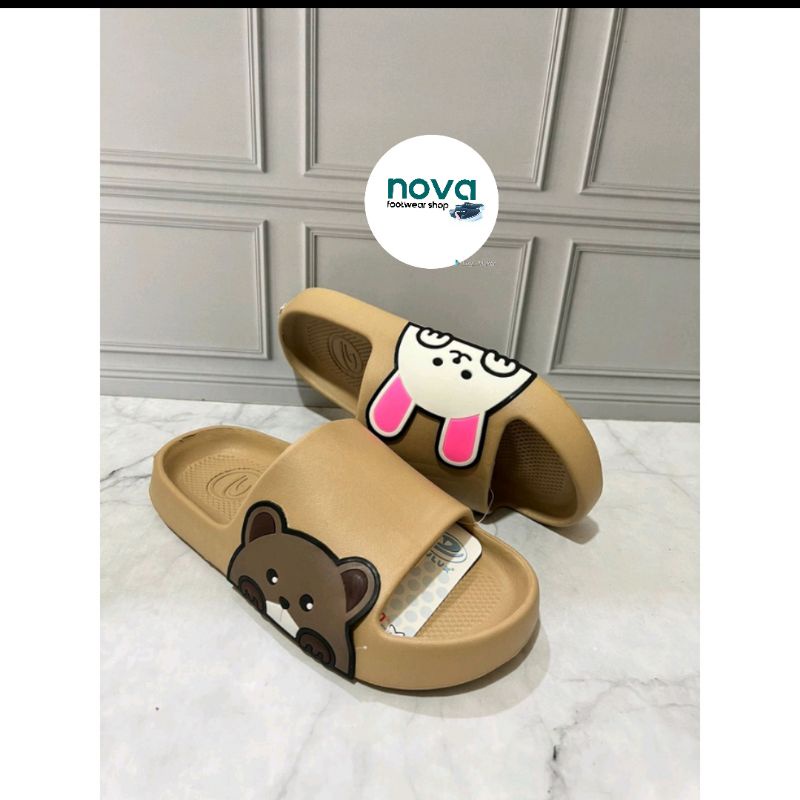 DX-386B Sandal Selop Perempuan / Sandal Slide Motif Kelinci