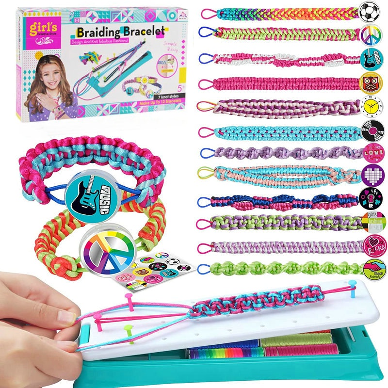 Set Peralatan Membuat Gelang Persahabatan DIY Untuk Anak Perempuan