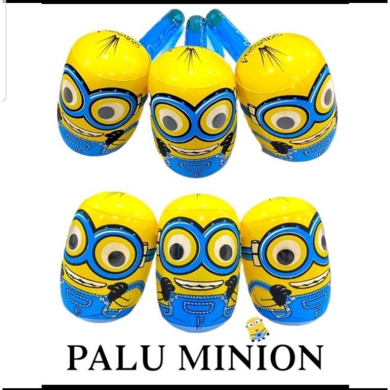 Mainan anak balon tiup palu Minion,tayo,boba