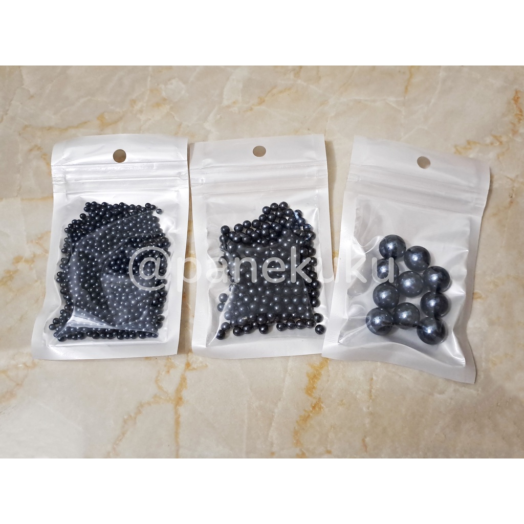 

Sprinkel mutiara black/ Sprinkle hiasan ulang tahun/ Springkel hitam/ dekorasi kue tart cupcake