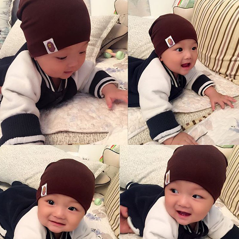 Topi Kupluk Rajut Polos 0-3 tahun B173