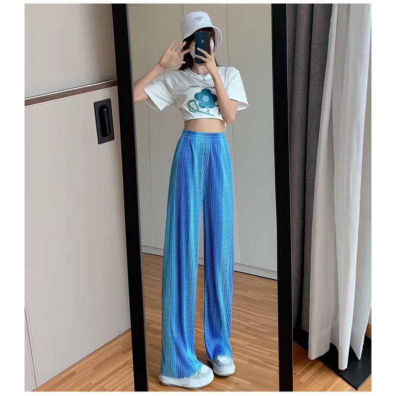 【Blossom】Korean Summer Tie-Dye Long Pants 7320