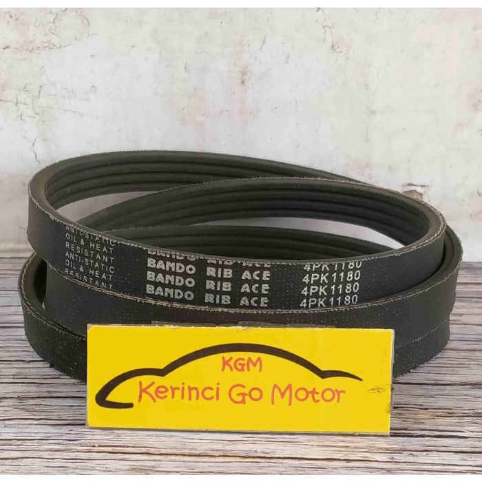 BANDO VAN BELT 4PK 1180 RIB BELT TALI KIPAS 4PK-1180 FAN BELT ALUR