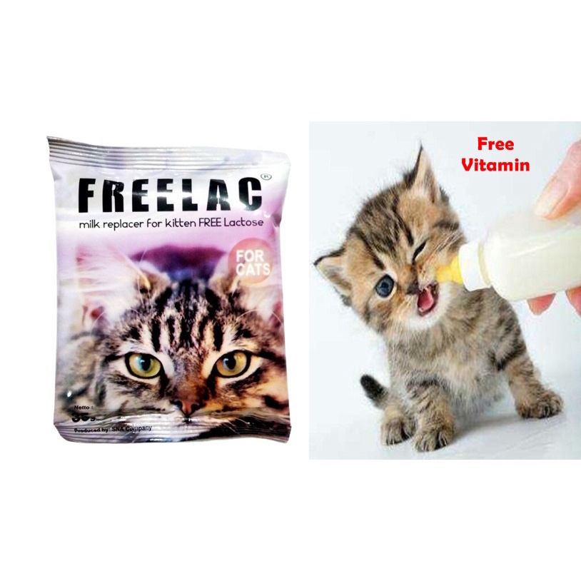 Freelac Susu Kucing Bebas Lactosa Anti Alergi 35gr