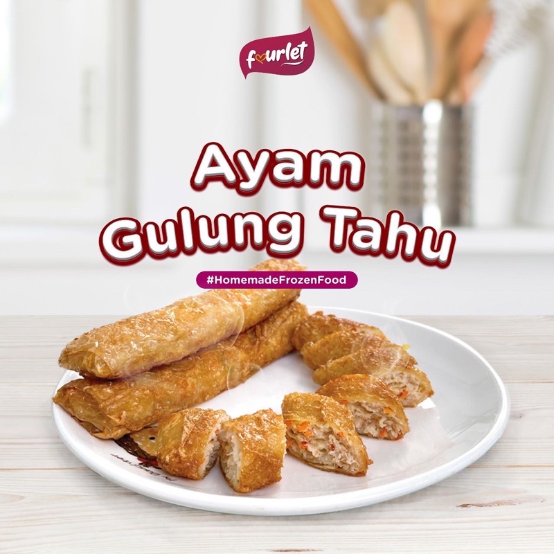 

Homemade Frozen Ayam Gulung Tahu / Kani NO MSG