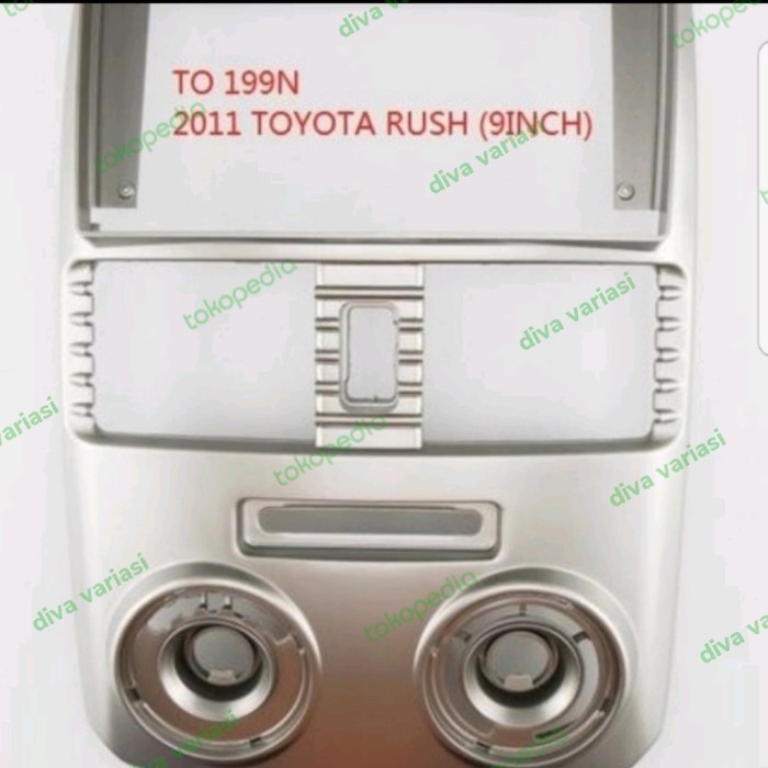 frame panel android 9 inch mobil rush terios 2011-2015 android