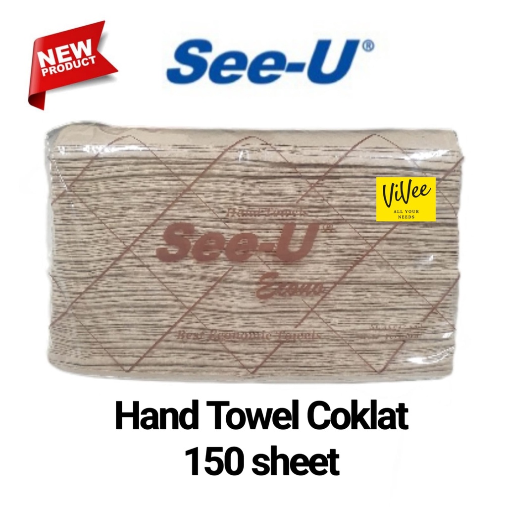 Tissue See-U HAND TOWEL ECONO 150 sheet tisu dapur NEW PROMO !!!