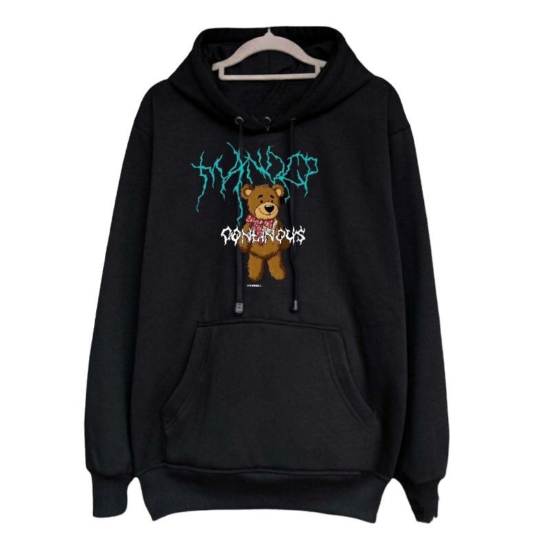 jaket teddy bear-hoodie teddy bear-hoodie sablon teddy bear