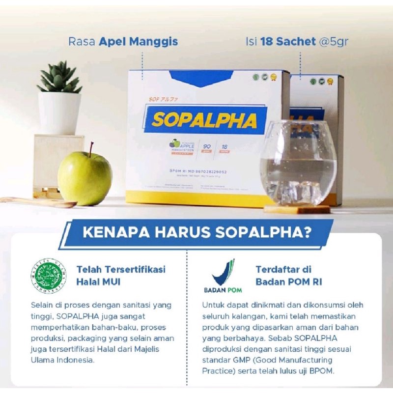 sopaplha minuman serbuk kesehatan 100%original harga eceran perbungkus minuman kesehatan