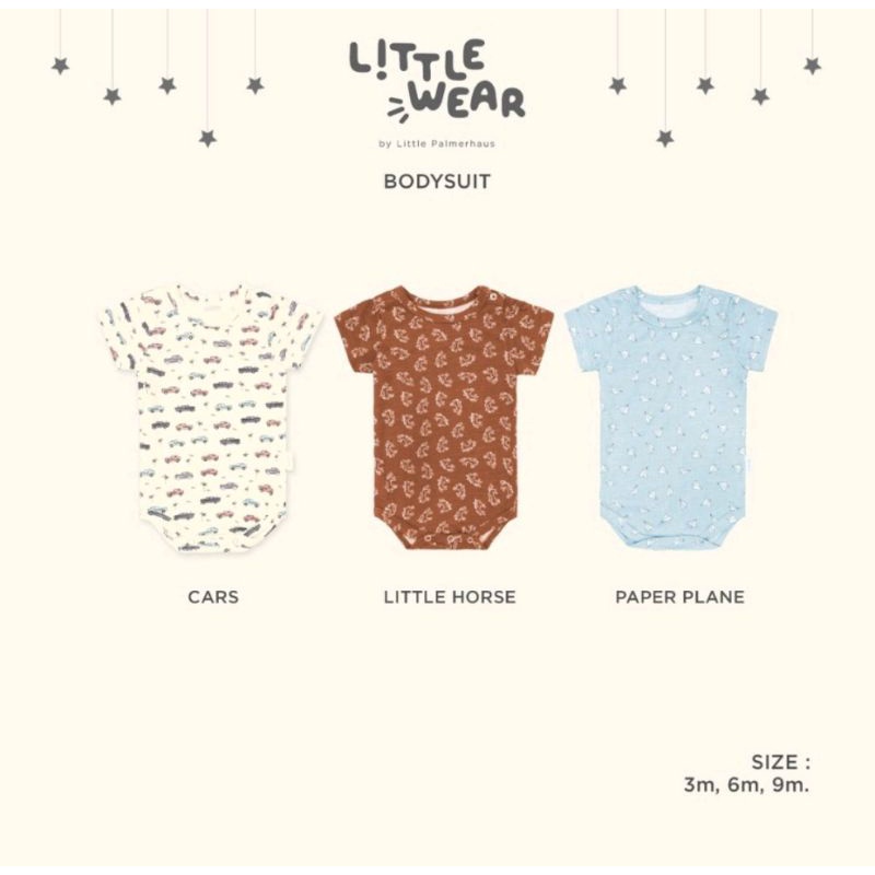 little wear baby sleeveless / printed tee motif terbaru oktober 22