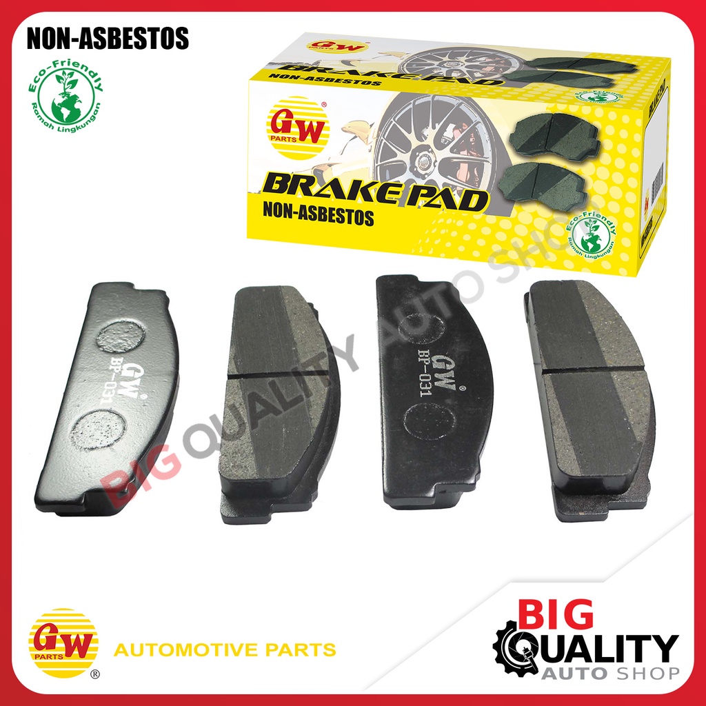 Kampas Rem Cakram Depan Brake Pad Front TOYOTA COROLLA KE20