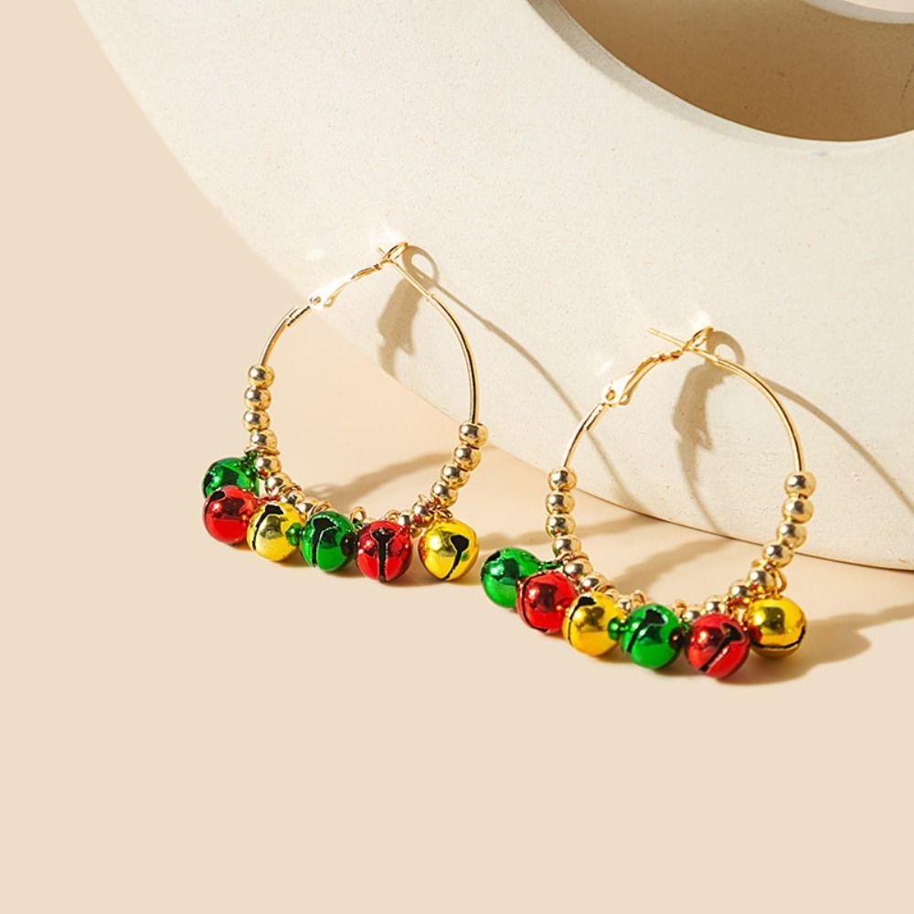 Mxbeauty Anting Wanita Lucu Kreatif Elk Kepribadian Manis Retro Tahun Baru Drop Earrings