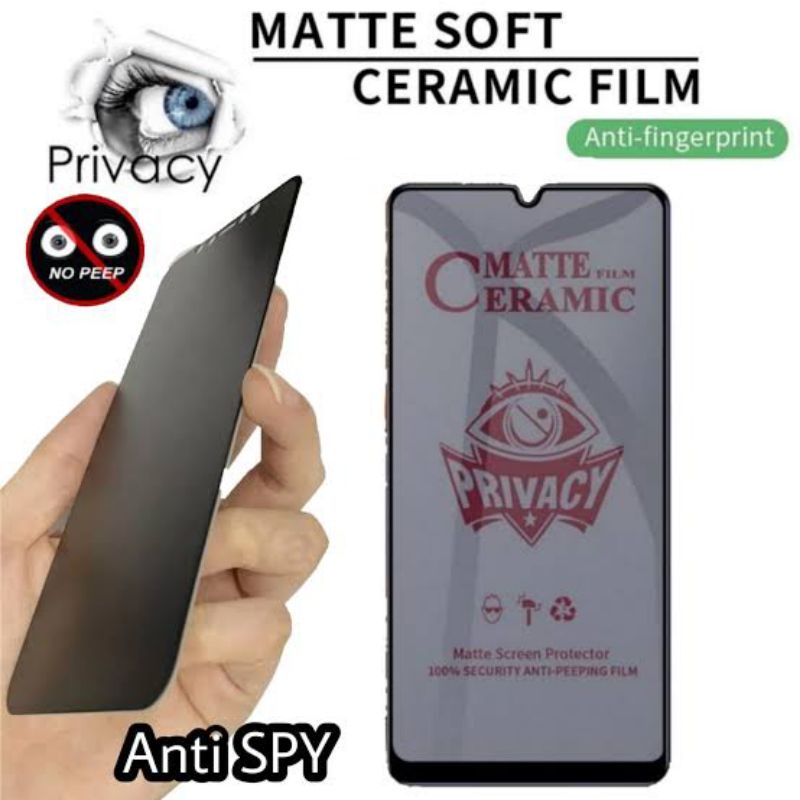 Xiaomi Poco M3, M3 Pro, M4, M4 Pro 4G 5G, M5, F3 Tempered Glass Keramik Spy Matte / TG Anti Privacy