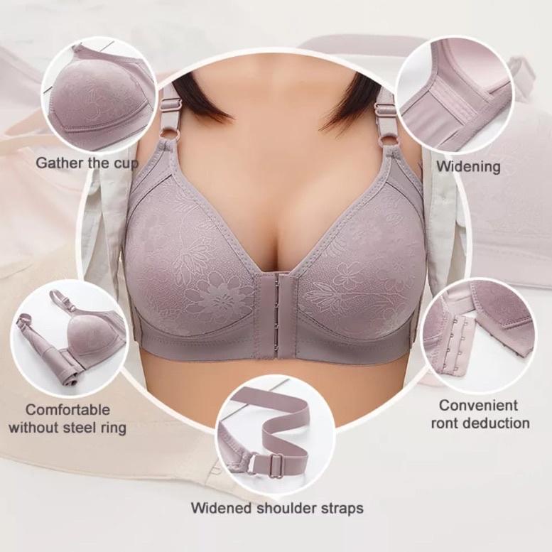 (BRA06) Bra Wanita JUMBO Bisa dibuka dari depan Import / beha menyusui LingeriQ "VUV.18Oc22ј"