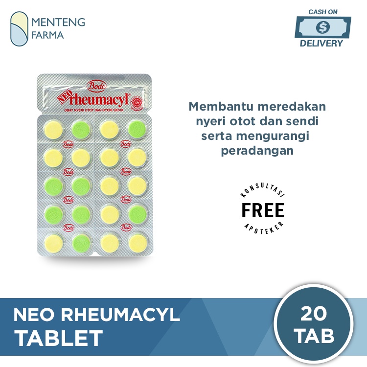 Neo Rheumacyl 20 Tablet - Obat Pereda Nyeri Otot