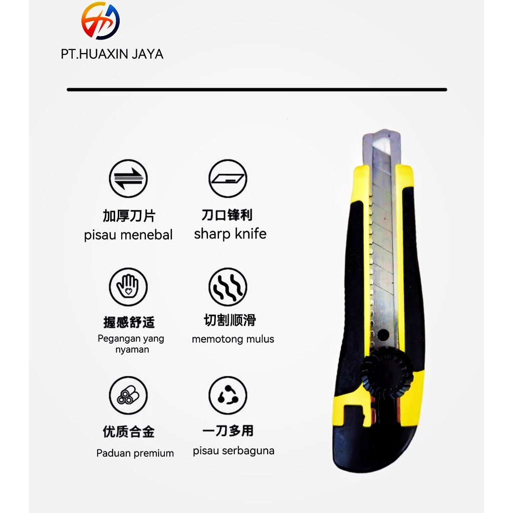 

Cutter Karter Pisau Ukuran Medium Tajam