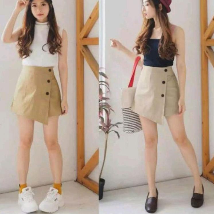 Langsung Order ROK KOREAN STYLE / ROK MINI SKIRT / CELANA ROK MINI / CELANA ROK PENDEK
