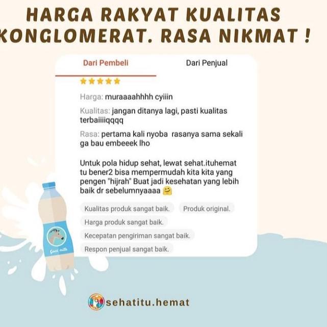 

66R❀ Susu kambing dengan gula jagung SUKAMKU 200+50 gr by sehat itu hemat TERBARU