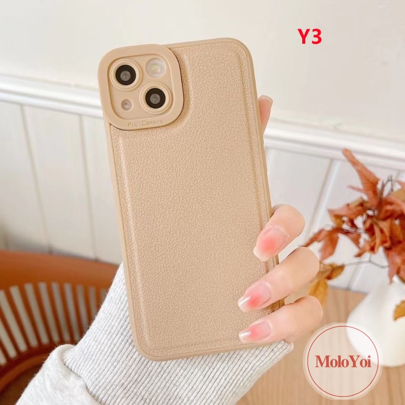 Soft Case Bahan Kulit Imitasi Matte Untuk iPhone 7Plus 8Plus 11 Pro MAX XR 12 13 14 Pro MAX X XS MAX SE 2020