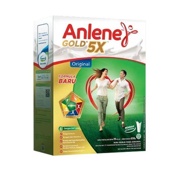 

[ COD ] Anlene Adult Milk Gold Box 600 Gr
