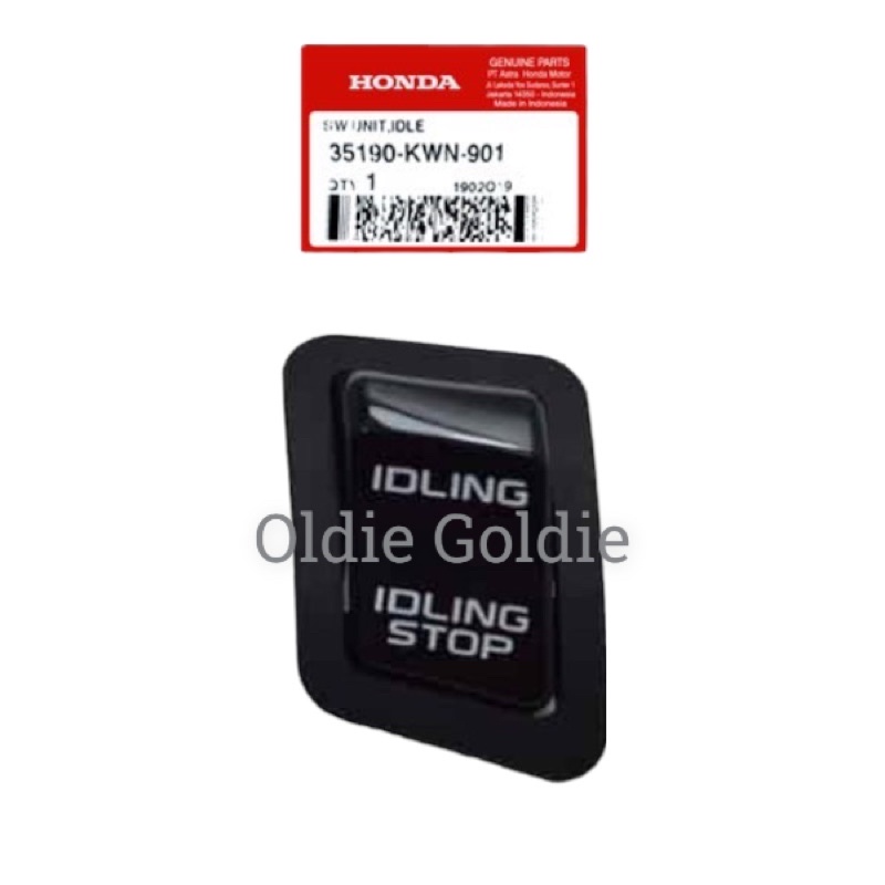 35190-KWN-902 Tombol Saklar ISS Idling Stop Vario 125 old Vario 125 150 led PCX 150 AHM