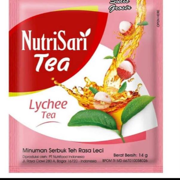 

Kejar Promo--Nutrisari Lychee Tea @10 pc