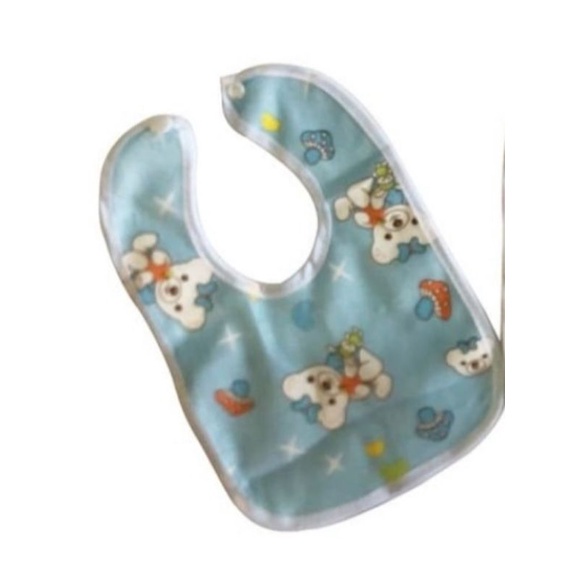 BOP CELEMEK BAYI WATERPROOF / SLABER BAYI WATERPROOF ANTI AIR / SLABBER BAYI CELEMEK MAKAN BAYI / CELEMEK SALBER BABY / BIB BAYI IMPORT / BABY BIBS