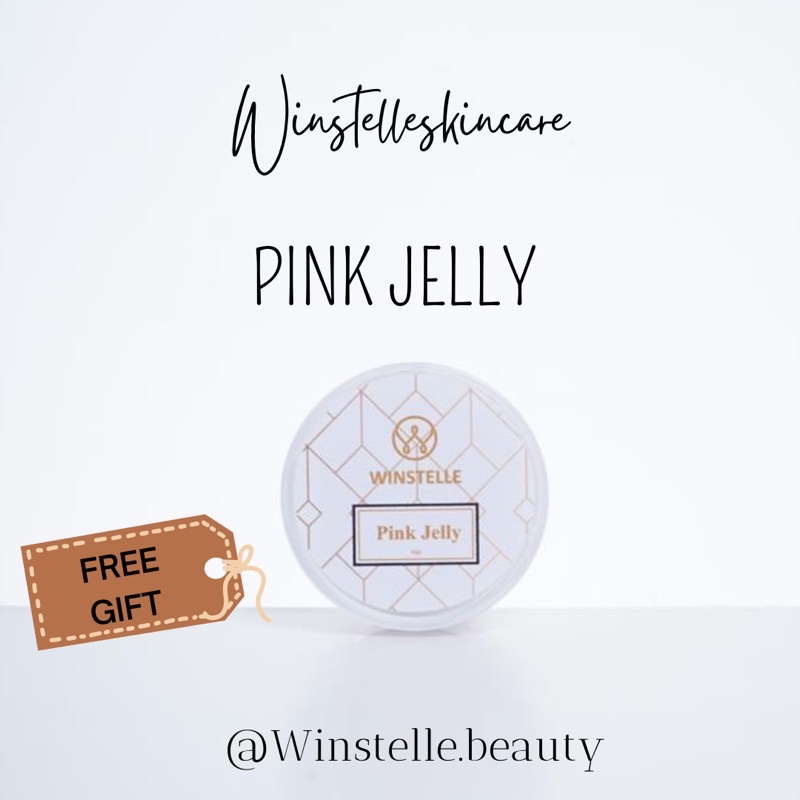 WINSTELLE PINK JELLY, WINSTELLESKINCARE,, WHITENING BOOSTER, CREAM PEMUTIH WAJAH, WHITENING CREAM, V