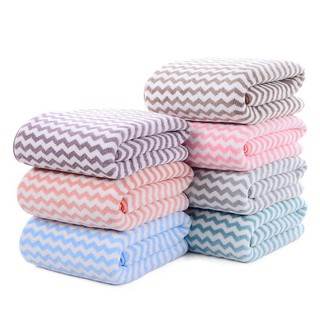 GO! HD369/HD970 Handuk Microfiber Mandi Dewasa Unisex Motif zigzag Besar cod