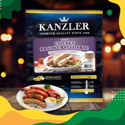 

KANZLER Sosis Ayam Jumbo | Kemasan 360g