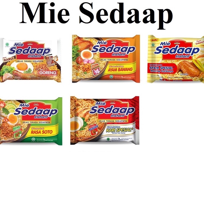 Jual Mie Instant Mie Sedap Rasa Kari Spesial Ayam Spesial Soto Ayam