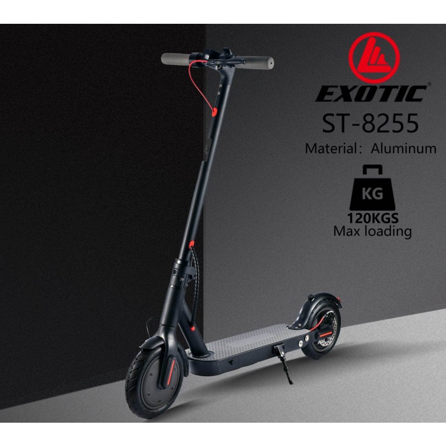 Scooter Skuter ST8255 Lipat Dewasa Anak Electric EXOTIC ST 8255