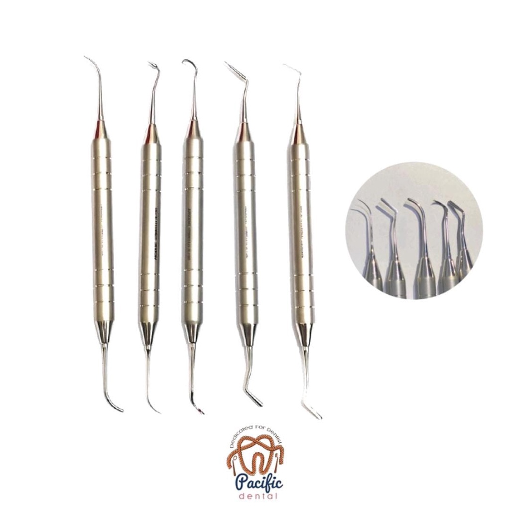 Arsdent Instrumen Plastis dental instrumen / instrumen tambal / set Dental Composite Resin Filling