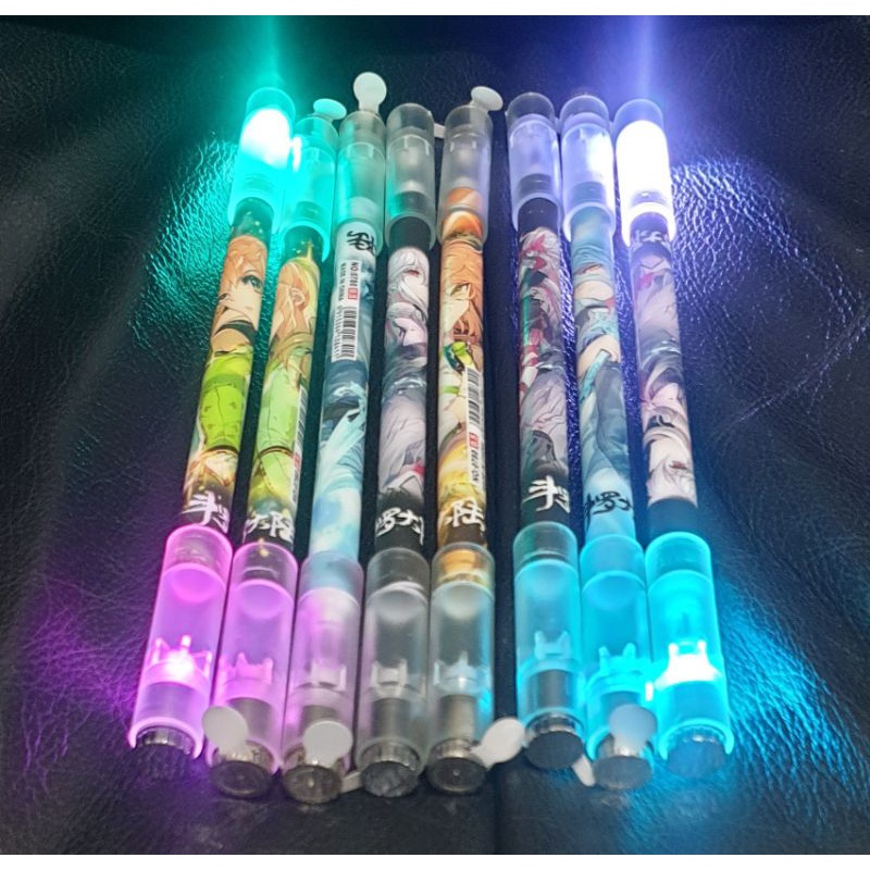 LED SPINNING PEN / PEN PUTAR / PEN AJAIB / PEN ANTI STRESS / PEN BALANCE BISA PILIH KARAKTER