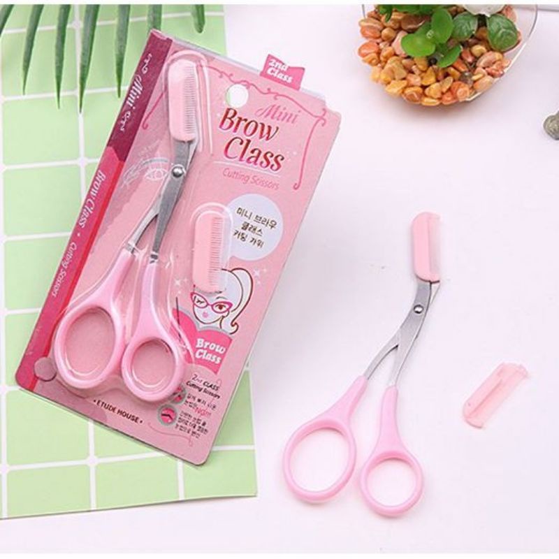 PC18 Gunting Alis + Sisir Mini Brown Class