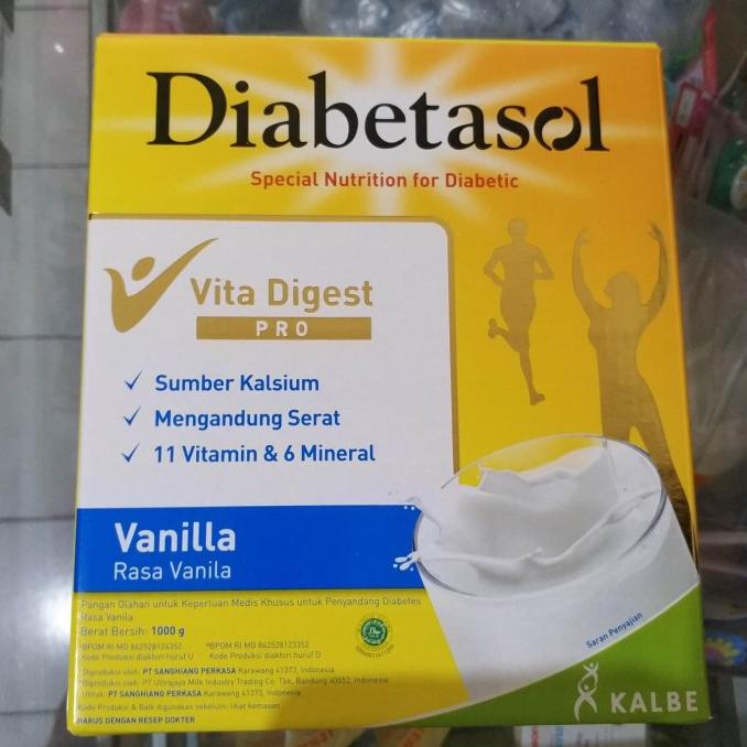 

[ COD ] Diabetasol Vanila 1kg