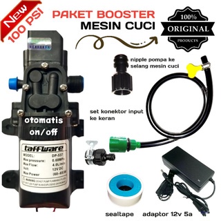 Paket Pompa Booster Ke Mesin Cuci / Paket Pompa Pendorong Ke Mesin Cuci Otomatis