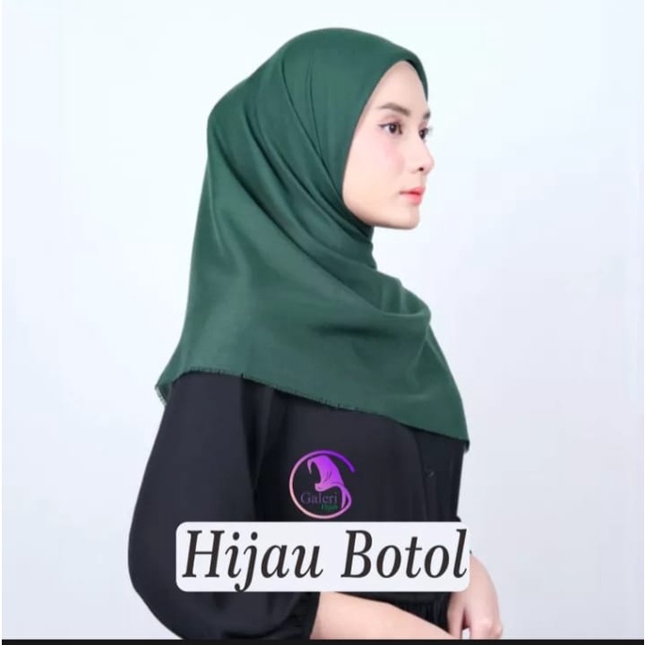 SEGI EMPAT SAUDIA KATUN RAWIS WANITA MUSLIMAH WARNA HIjAU BOTOL