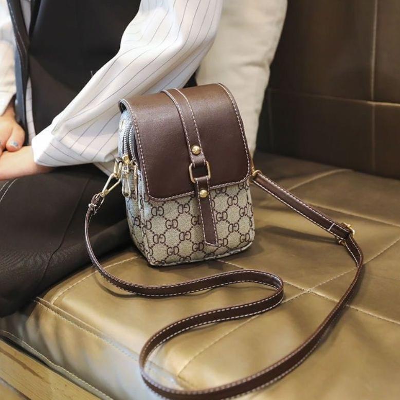 ㄼ WELLDONESTORE - TAS WANITA - SELEMPANG WANITA - MINI SLINGBAG - TAS WANITA TERBARU - TAS HP WANITA