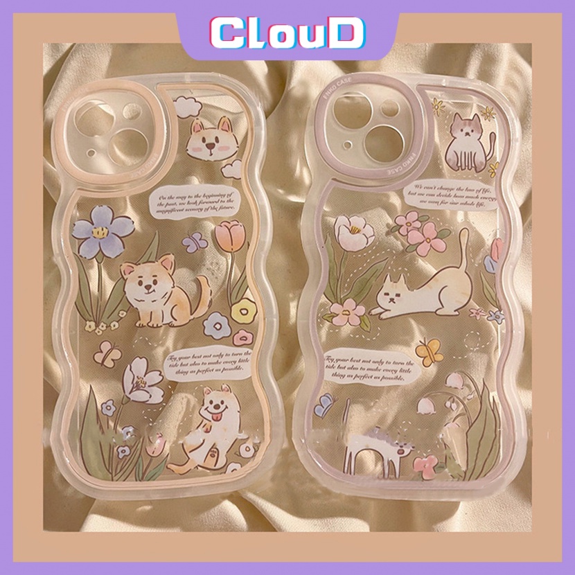 Soft Case Tpu Transparan Motif Kartun Anak Anjing / Kucing Untuk Redmi Note 9 / 8 / 11s / 10 / 10s / 11 / 10pro / Max / Plus / 9A / 9T / 10A / 9C