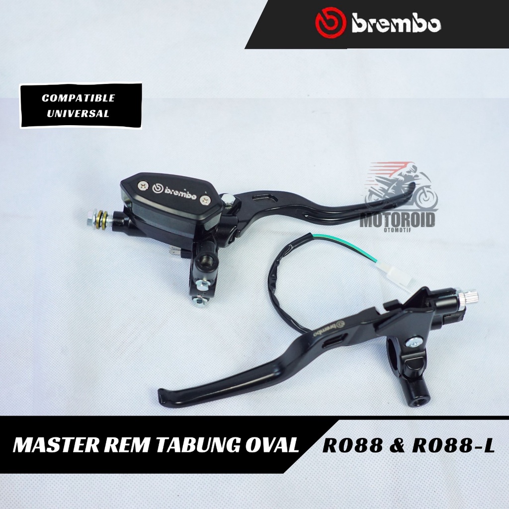 Master rem brembo model RCB tabung Oval 14MM Universal PNP Beat Vario Scoopy Vixion Ninja Sonic Jupiter Universal