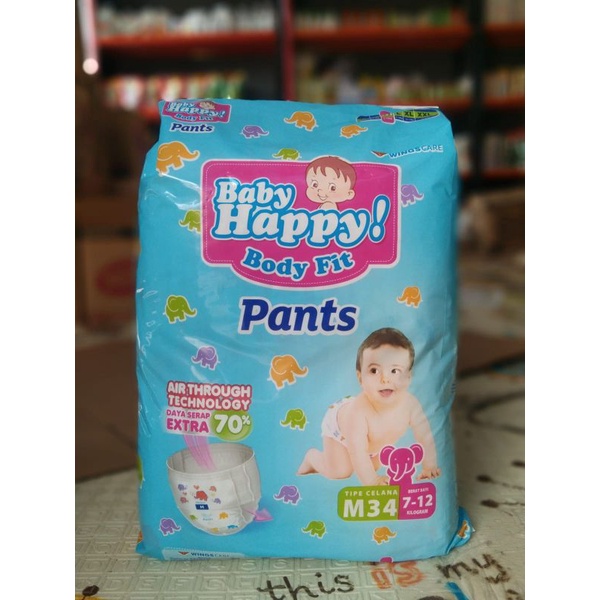 Baby Happy Pants [S38+2 / L30 / M34 / XL26 / XXL24]