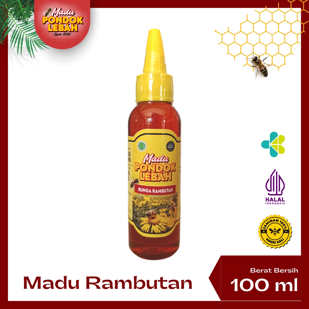 

Pondok Lebah - Madu Murni Rambutan Asli 100ml