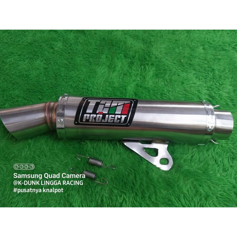 Tabung Silencer knalpot Tzm Project Aerox Cobra sarangan Separuh