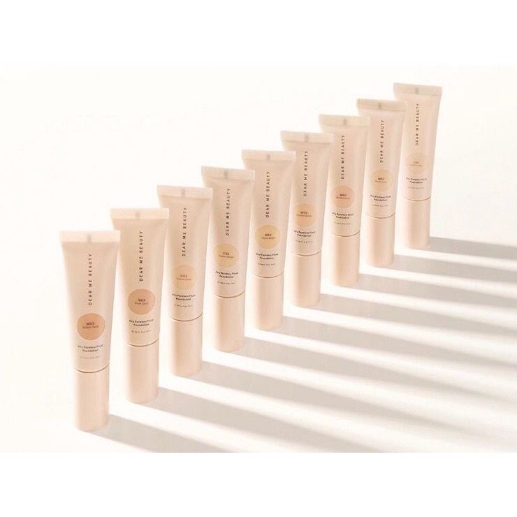 DEAR ME BEAUTY Airy Poreless Fluid Foundation 30g | KFC Series Primer