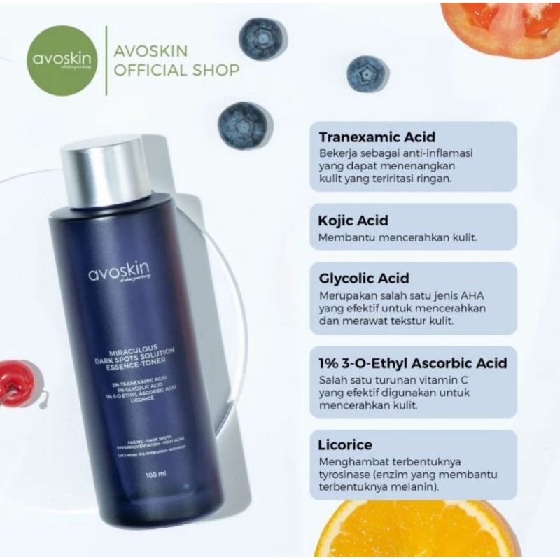 Avoskin Miraculous Dark Spots Solution Essence Toner